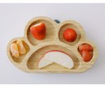 Milk it baby, Bamboo Tableware - Tiger Paw Suction Plate & Fork Set - الصورة 3