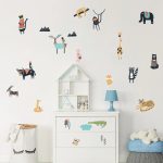 Animals Wall Stickers 6 sheets/pack (PA158-1)
