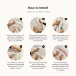 Large heart Rainbow Wall Sticker (JY021) - الصورة 2