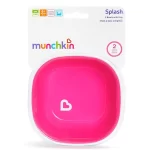 Munchkin, Splash, 2 Bowls with Non-slip Base, 6+ Months