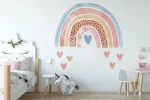 Large heart Rainbow Wall Sticker (JY021)