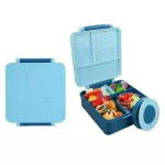 ⁦Bento Lunch Box with Thermos Food Jar - BLUE⁩ - الصورة ⁦5⁩