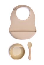 Milk it baby, Silicone Bib & Bowl, Spoon Set