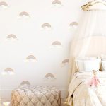 rainbow cloud Wall Stickers 6 sheets/pack (PA189)