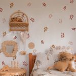 Boho leaves Wall Stickers 6 sheets/pack (PA256)