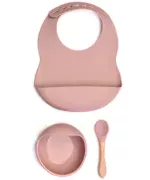 Milk it baby, Silicone Bib & Bowl, Spoon Set - Image 7