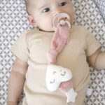 BabyJem, Soother Holder Heart - Pink - الصورة 3