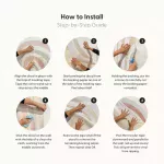 Large heart Rainbow Wall Sticker (JY021) - الصورة 2