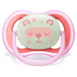 ⁦Philips Avent, Ultra air night Pacifier, Pink 2pcs. /pack, 6-18 months⁩ - الصورة ⁦3⁩