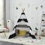 Indoor kids play tent - black&white