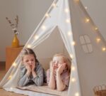 Indoor kids play tent - beige - الصورة 3