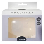 ⁦Mininor, 2pcs. Nipple Shield, Size 21mm⁩ - الصورة ⁦2⁩