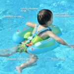  SwimBobo, Swimming Ring Floating with Canopy- Blue Penguin - الصورة 2