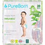 Pureborn Size 6 Singles 16-20kg 20Nappy