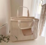 Multi-purpose handbag with long belt- Beige - الصورة 7