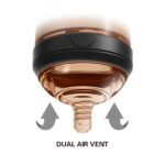 ⁦HeorShe, Ultra-Wide Neck Baby Bottle Replacement Nipple- Medium⁩ - الصورة ⁦2⁩