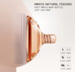 ⁦HeorShe, Ultra-Wide Neck Baby Bottle Replacement Nipple- Medium⁩ - الصورة ⁦3⁩