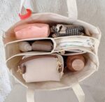 Multi-purpose handbag with long belt- Beige - الصورة 4