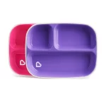 Munchkin, Splash, 2 Divided Plates with Non-Slip Base- 6+ Months - Image 2