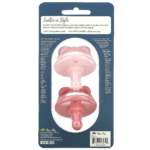 Itzy Ritzy, Sweetie Silicone Pacifiers, 2pcs. /Pack, 0+ Month- Pink - الصورة 2