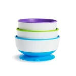 Munchkin, Stay put 3 Suction Bowls- 6+ Months