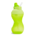 Munchkin, Mighty Grip Flip Straw, Spill-Proof, 296ml- 12+ Months - الصورة 3