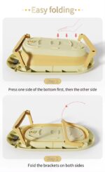 ⁦Folding Thermo Bathtub with Pillow- Grey⁩ - الصورة ⁦5⁩