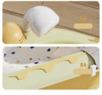 ⁦Folding Thermo Bathtub with Pillow- Grey⁩ - الصورة ⁦9⁩