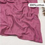 Muslin Swaddle Blanket- Plain Color - Image 5