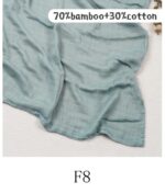 Muslin Swaddle Blanket- Plain Color - Image 7