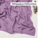 Muslin Swaddle Blanket- Plain Color - Image 8