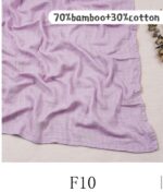 Muslin Swaddle Blanket- Plain Color - Image 12