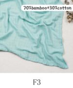 Muslin Swaddle Blanket- Plain Color - Image 13