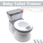 Baby Toilet Potty Trainer with flushing sound - الصورة 6