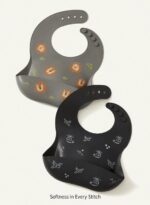 Silicone Bibs- Printed Animal Designs, 2 pcs.