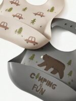 Silicone Bibs- Printed Animal Designs, 2 pcs. - Image 5
