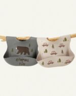 Silicone Bibs- Printed Animal Designs, 2 pcs. - Image 6
