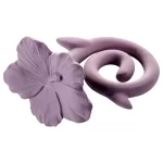 Natruba, Natural Rubber, Teether Hawaii Flower- Purple