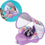 SwimBobo, Air Free Baby Floats- PURPLE, 6-24 Months