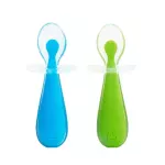 Munchkin, Gentle Scoop, 2 Silicone Training Spoons- 6+ Months - Image 2