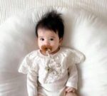 ⁦Daisy Fabric Pacifier Holder Clip⁩ - الصورة ⁦8⁩