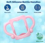 Soft Silicone Bottle Holder- White - Image 4