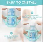 Soft Silicone Bottle Holder- White - Image 3