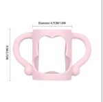 Soft Silicone Bottle Holder- White - Image 2