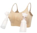 Blooming Blossom - Hands free Pumping & Nursing Bra-Beige