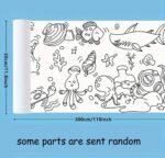 Kids Graffiti Coloring Roll Wallpaper (3 meters length, 30 cm w) - Image 3