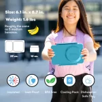 OmieLife Up Bento lunchBox With Thermos And Ice Pack - Teal Green - Image 6