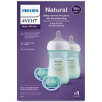 Philips AVENT Natural Baby Bottle with Natural Response Nipple, Baby Gift Set, 1+ Month - Image 2
