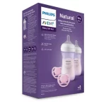 Philips AVENT Natural Baby Bottle with Natural Response Nipple, Baby Gift Set, 1+ Month - Image 4