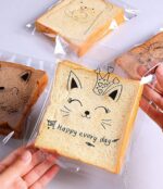 Random Cartoon Pattern Transparent Sandwich Bags - الصورة 4